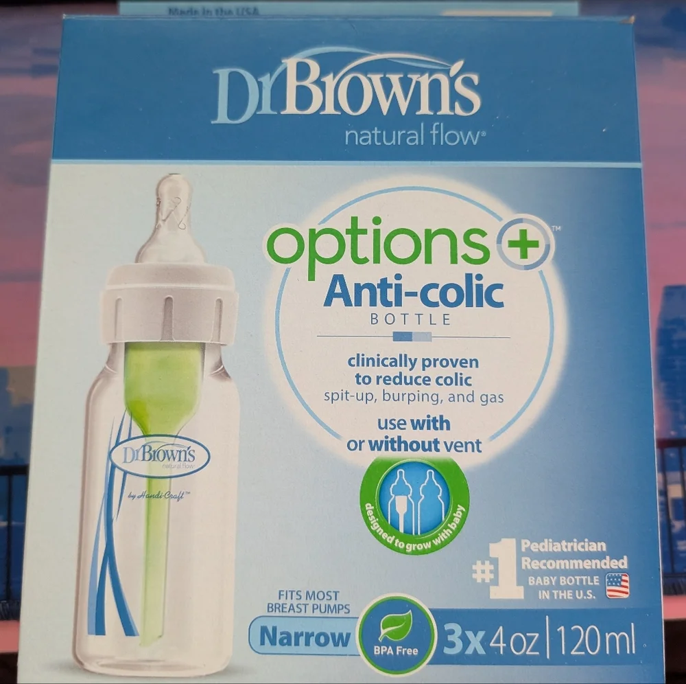 Dr. Brown's Anti-Colic Baby Bottle - White - Picture 1 of 4